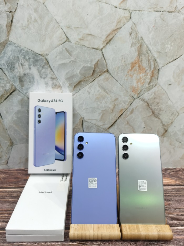 SAMSUNG A34 5G 8/128 8/256 FULLSET MURAH ISTIMEWA Giá 3,890,000 Đồng*Miễn phí vận chuyển