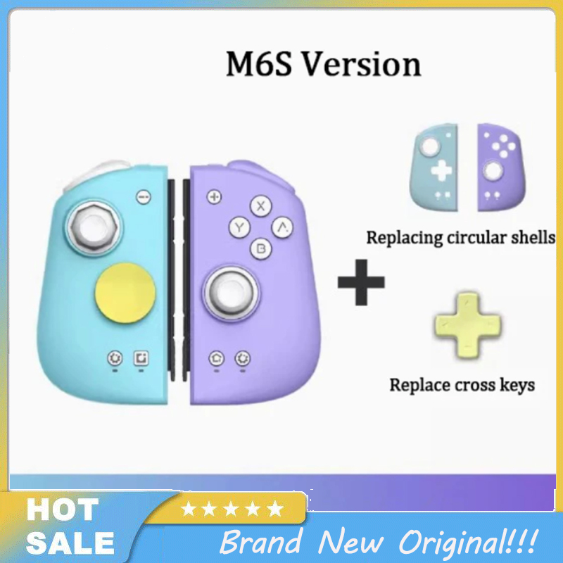 Hot Sales M6S Mobile Gaming Controller Adjustable Arcade Joystick With HD Vibration 6-axial Gyroscope Compatible For Switch Controller Pro ราคา 3,099 บาท*ส่งฟรี