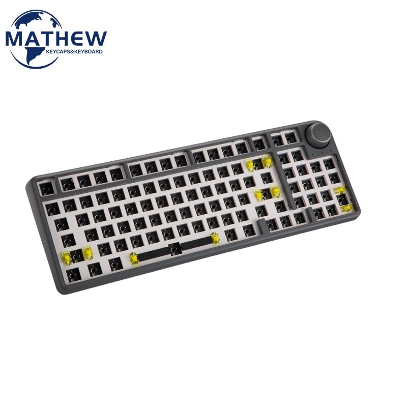 MATHEW TECH MK96 Gasket Mechanical Keyboard Kit Hot-swappable Three-mode Wireless Knob Prelubed Stab