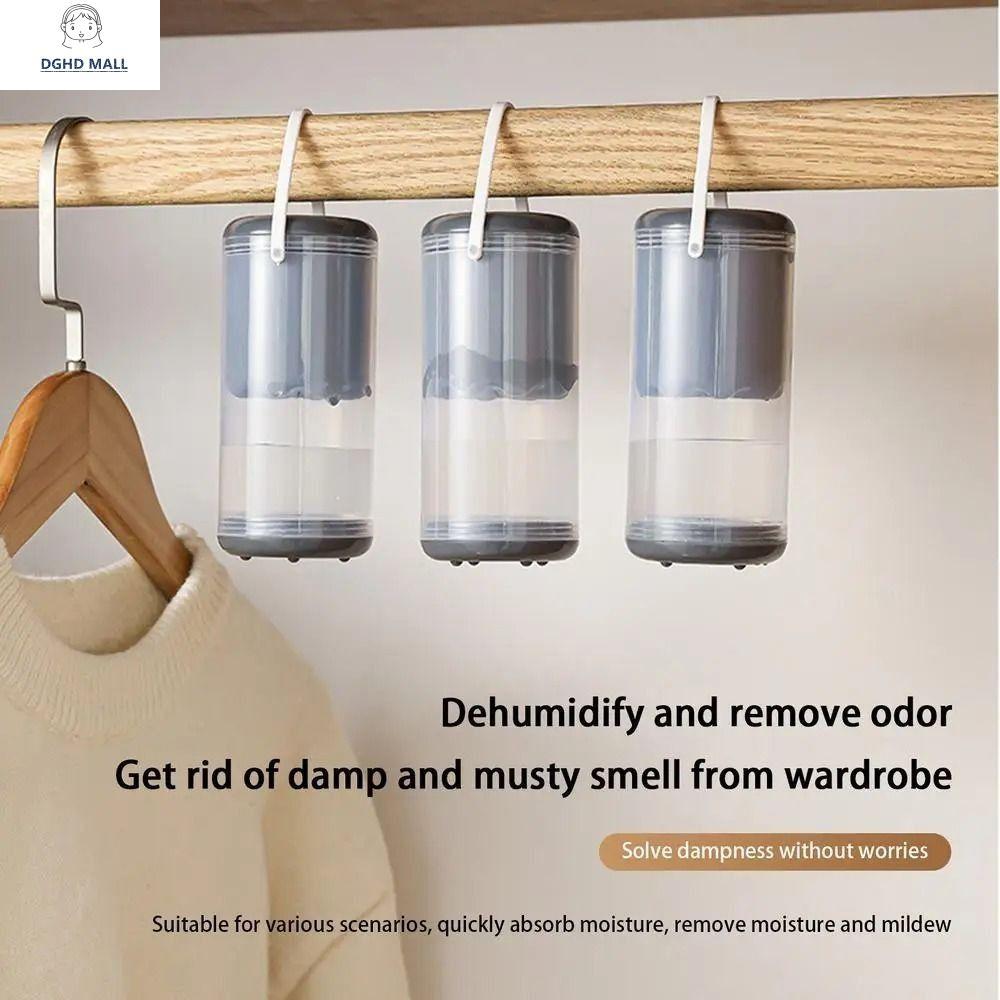 DGHD Tái sử dụng Hộp khử ẩm Chống mốc Treo Máy hút ẩm Di động Máy thu gom nước Hộp chống ẩm khử mùi Quần áo