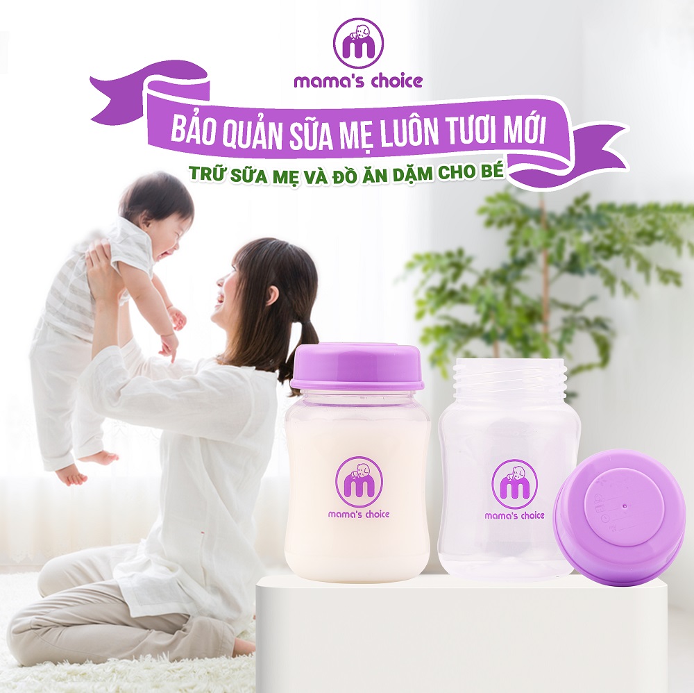Bình Trữ Sữa Mama s Choice, Tương Thích Máy Hút Sữa Medela, Spectra, Avent