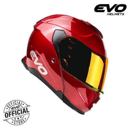 EVO VXR-5000 Modular Dual Visor Motorcycle Helmet with Lens