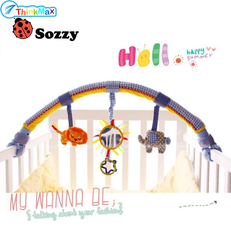 SOZZY Cute Animal Music Hanging Toys For Baby Stroller Bed Crib Car Safety Seat ราคา 435 บาท*ส่งฟรี