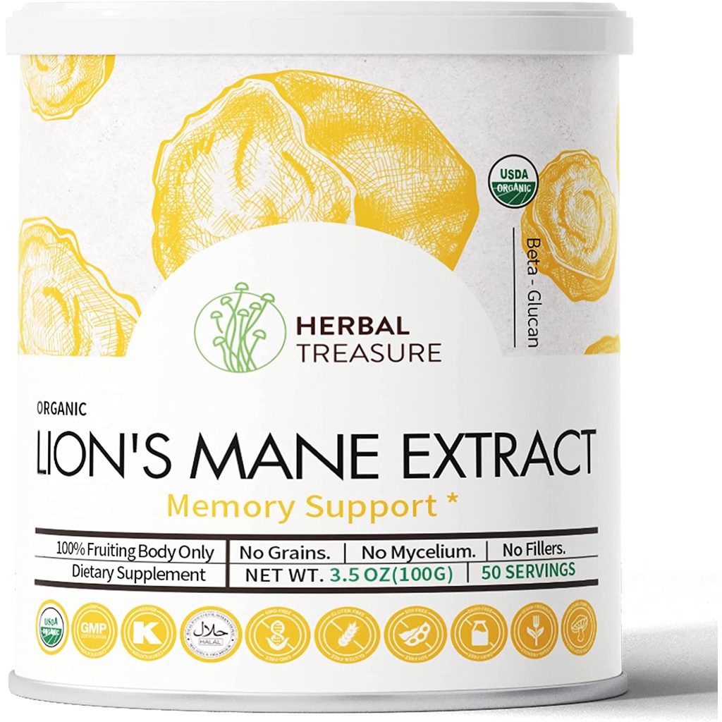 Bột Nấm Hầu Thủ Hữu Cơ 100 gram - Lion's Mane - 30% Beta Glucan - Tăng Cường Trí Nhớ - Hỗ Trợ Alzheimer - Nấm Đầu Khỉ - SẢN PHẨM RẤT ĐƯỢC ƯA CHUỘNG TRÊN THỊ TRƯỜNG KHÁCH YÊU TRẢI NGHIỆM THỬ NHÉ SẢN PHẨM TỐT CHẤT LƯỢNG CAO
