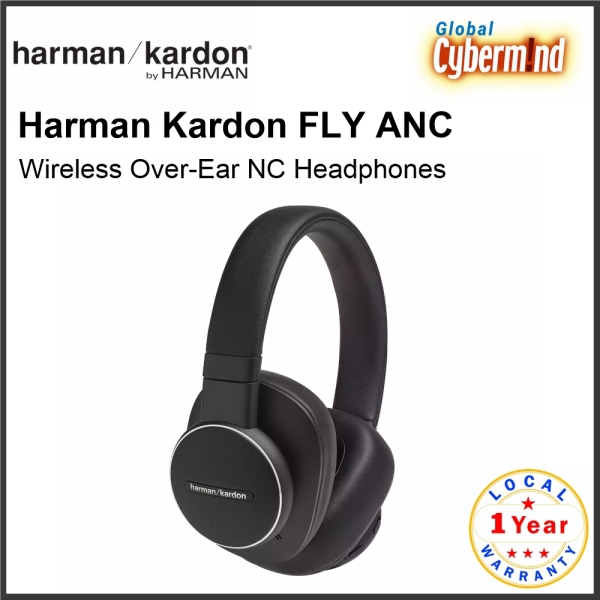 Harman Kardon FLY ANC Wireless Over-Ear NC Headphones (Brought to you by Global Cybermind) Singapore