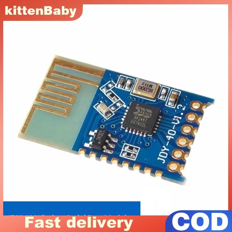 👉Hot Sale kittenBaby JDY-40ส่งสัญญาณไร้สาย2.4G โมดูลสื่อสารแบบอนุกรมการถ่ายโอนข้อมูลที่เสถียรสำหรับบ้านอัตโนมัติอัจฉริยะ ราคา 42 บาท*ส่งฟรี