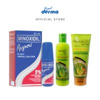 Regroe Minoxidil 5% 60ML & Pregroe Nourishing Repair Shampoo 250mL & Conditioner 200mL
