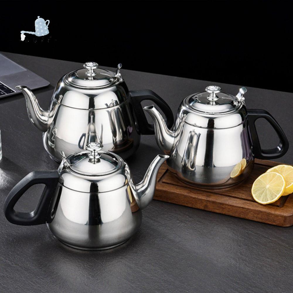 CUFF 1,2L/1,5L/2L Ấm trà bằng thép không gỉ Trọng lượng nhẹ Có bộ lọc Ấm đun nước Đun nóng Chống rơi Bếp Nước Nhà