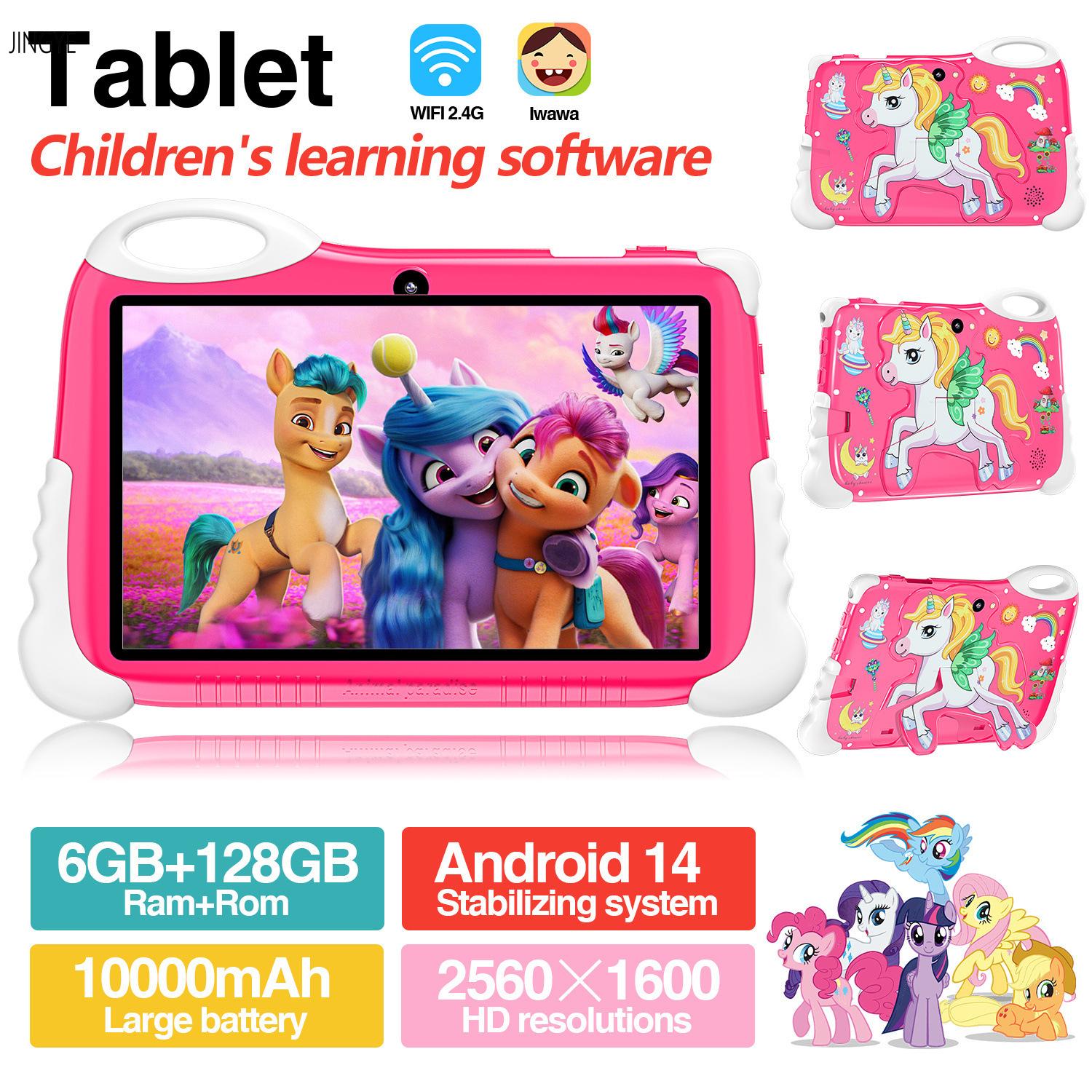 แท็บเล็ต Android Kids ขนาด 7 นิ้ว - เกมการเรียนรู้ทางการศึกษาพร้อมบลูทูธ WiFi 5G ราคา 2,774 บาท*ส่งฟรี
