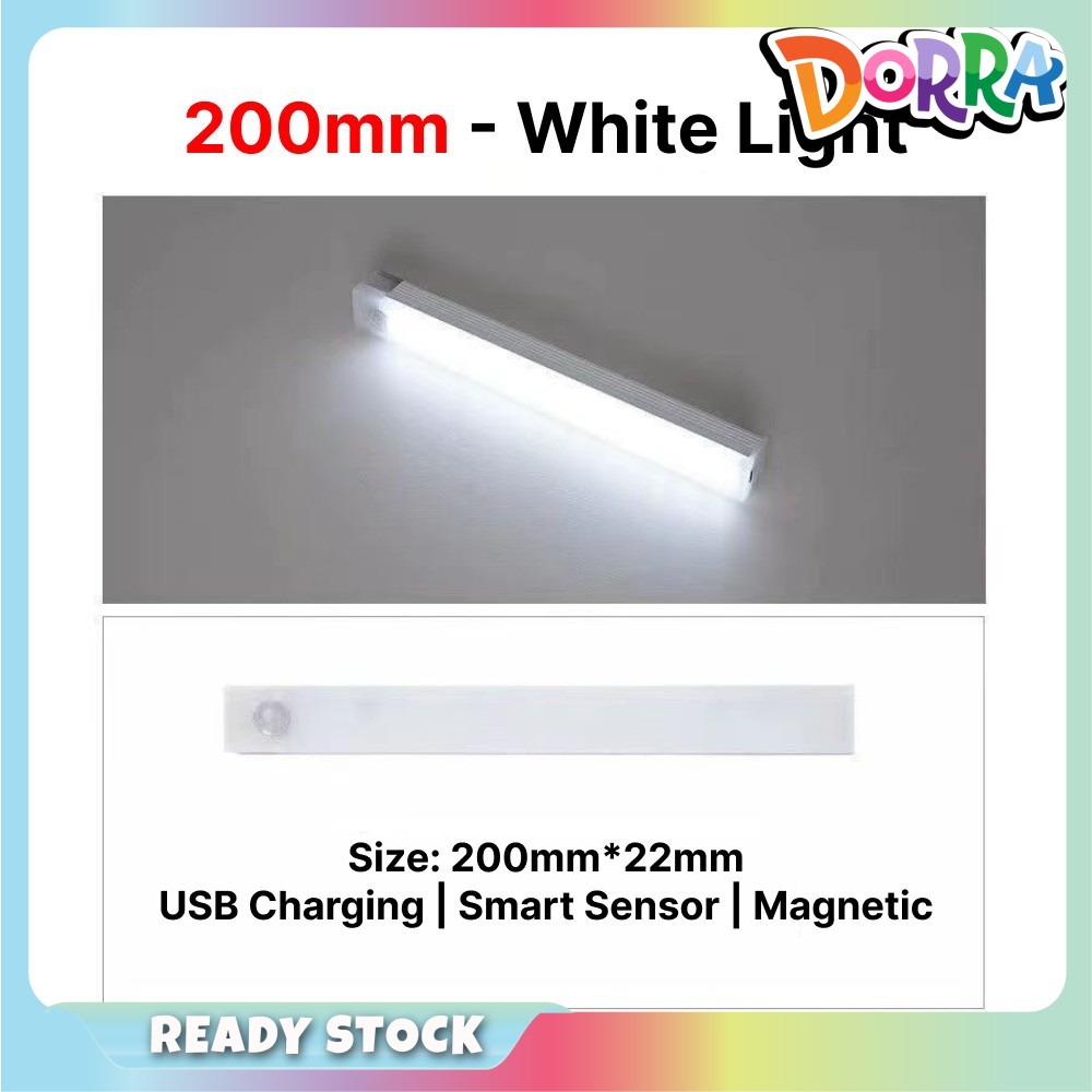Wireless LED Night Light with Motion Sensor | USB Rechargeable Magnetic Wardrobe Cabinet Corridor Bedroom Lighting | 感应灯 无线磁吸灯 衣柜灯