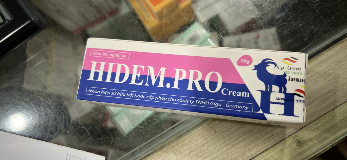 KEM BÔI DA HÀNG CÔNG TY HIDEM.PRO CREAM 20G