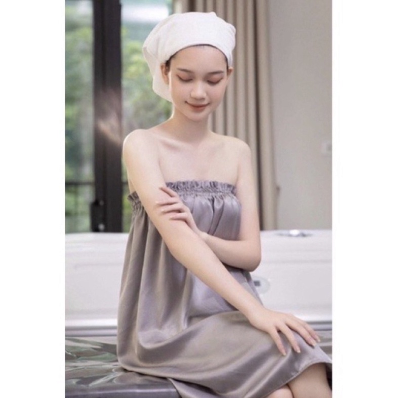 Váy quây spa chất lụa đẹp