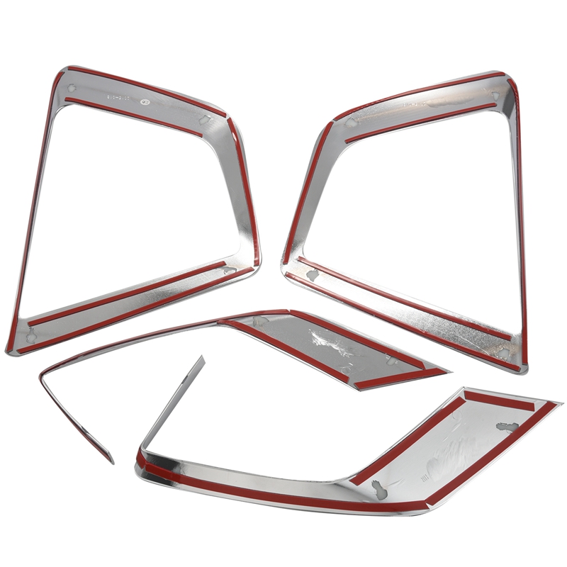 for Ix25 Accessories Front Rear Fog Lights Cover Frame Trim ABS Chrome Exterior Decoration 2017 2018 2019