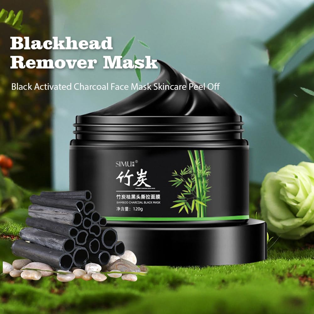 Than hoạt tính Peel Off mặt nạ, than tre Blackhead loại bỏ xé mặt nạ, Làm sạch sâu lỗ chân lông, Blackhead & Mụn trứng cá loại bỏ & lỗ chân lông co mặt nạ cho tất cả các loại da