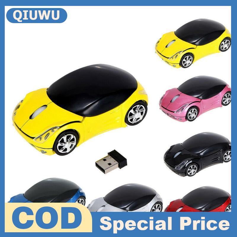Qiuwu 2.4g Wireless Mouse for Laptop Computer 1600Dpi Ergonomic Optical Mouse for Windows Tablet Office Gaming ราคา 102 บาท*ส่งฟรี