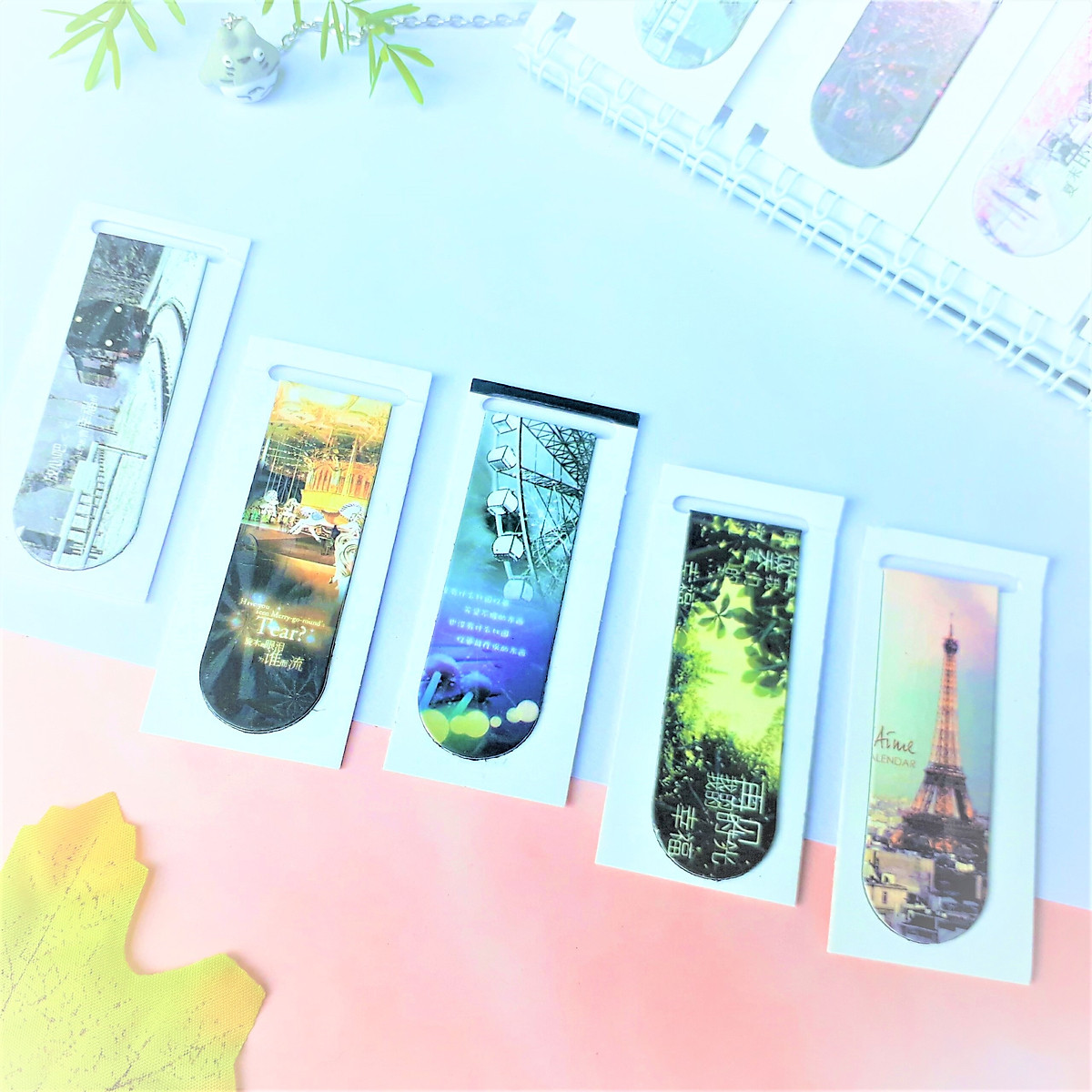Combo 5 Bookmark Nam Châm Đánh Dấu Sách - Kiến Trúc (Mẫu Ngẫu Nhiên)