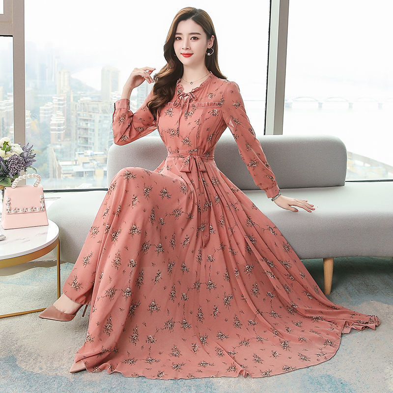 chinese dress ladies Vestido largo cruzado con lazada y abertura – Viral Hater