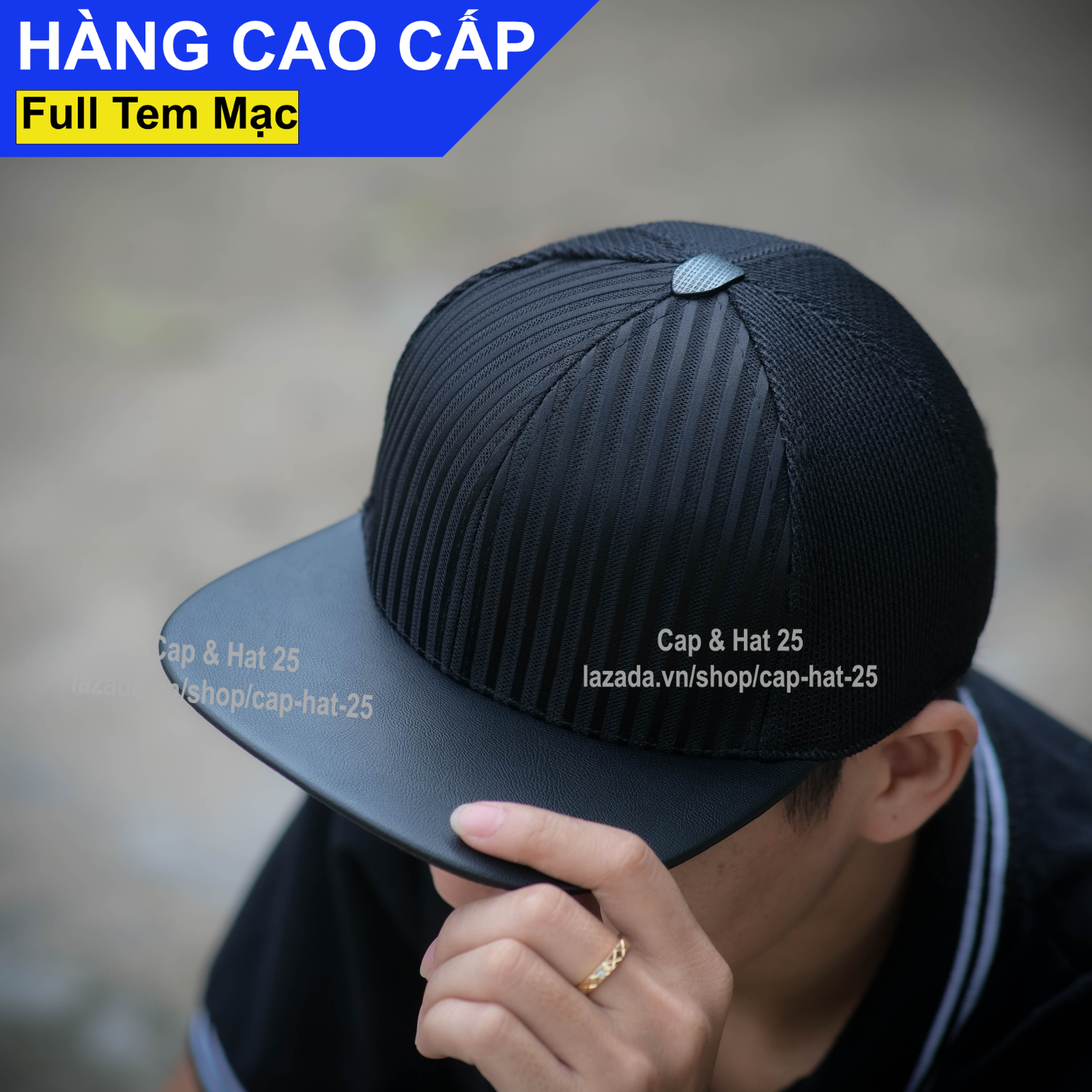  Mũ Lưỡi Trai Nón Sơn Snapback Sọc Âm Kết Da Mỏ Bằng Phối Lưới Chính Hãng Hàng Chuẩn Tem 7 Màu Cao Cấp Vừa Mọi Đầu   Nón Kết Sơn 