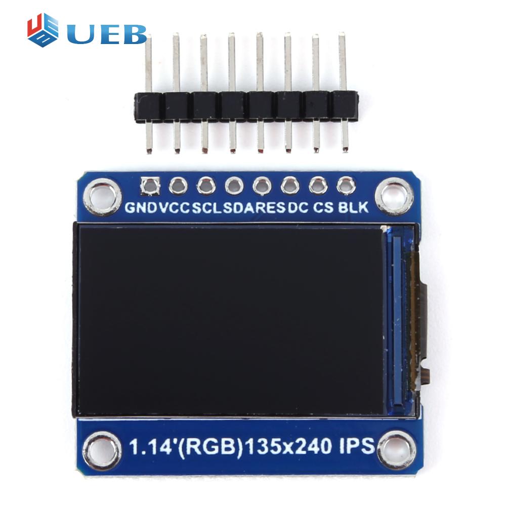 1.14 inch màu mô-đun hiển thị LCD SPI giao diện st7789 Màn hình TFT LCD Bảng mạch mở rộng 3.3V linh 