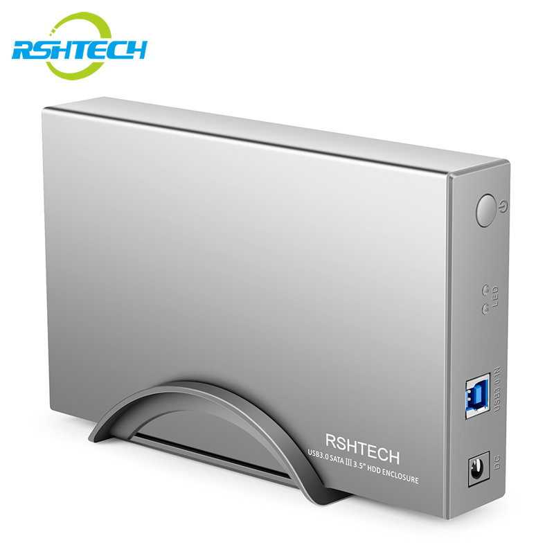 RSHTECH R339 Hard Drive Enclosure Aluminum USB 3.1 Gen 1 HDD Enclosure Type C to SATA External Hard Drive Dock Case for 3.5 inch HDD SSD Support UASP & 16TB Drives ราคา 593 บาท*ส่งฟรี