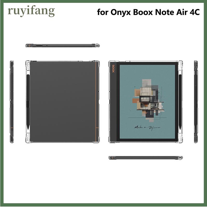 Boox Note Air 4C Case: Soft Tpu Anti-Fall Cover With Pen Slot
