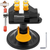 Lanlan Mini Table Vise Clamp with Suction Cup Base