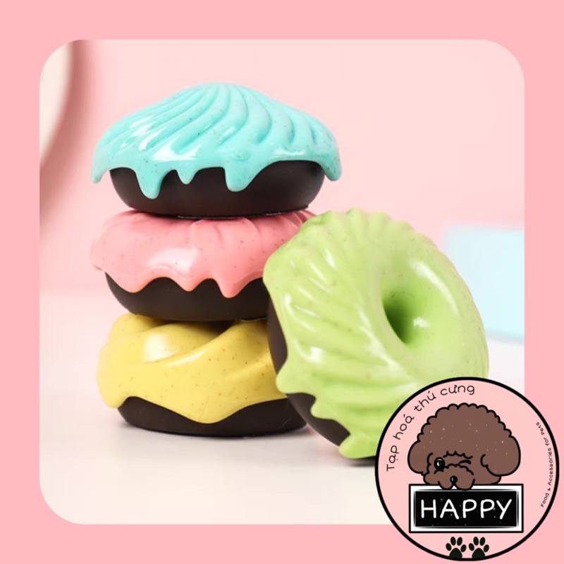 [Lẻ 1 bánh] Donut mini khử mùi gắn tường màu sắc dễ thương / Bánh phao tròn dán nhà vệ sinh mèo, thơm phòng, tolet