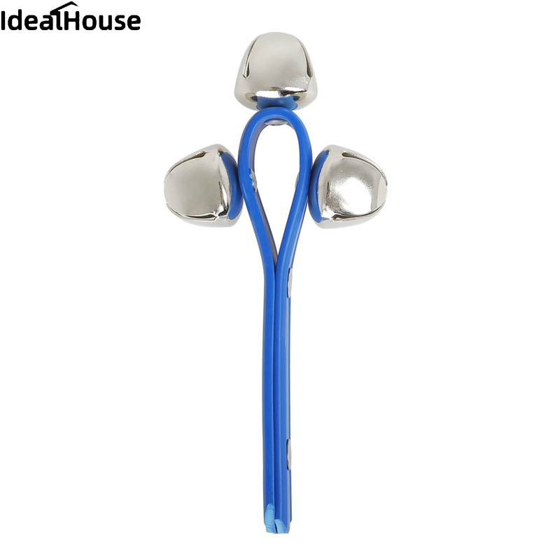 IDealHouse new Handle Wooden Bells Jingle Stick Shaker Rattle Orff Percussion Instrument Children Early Education Musical Toys