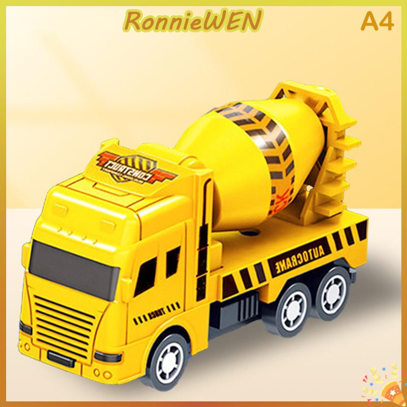 [RonnieWEN] Trẻ em Đồ chơi xe hơi quán tính vệ sinh xe tải mô hình kéo trở lại kỹ thuật quân sự Xe chữa cháy động cơ bé trai đồ chơi cho trẻ em Quà tặng - 4