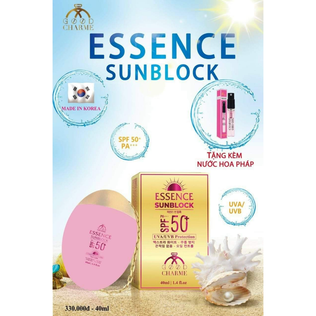 Kem chống nắng Ensence Sunblock spf 50+ Goodcharmee