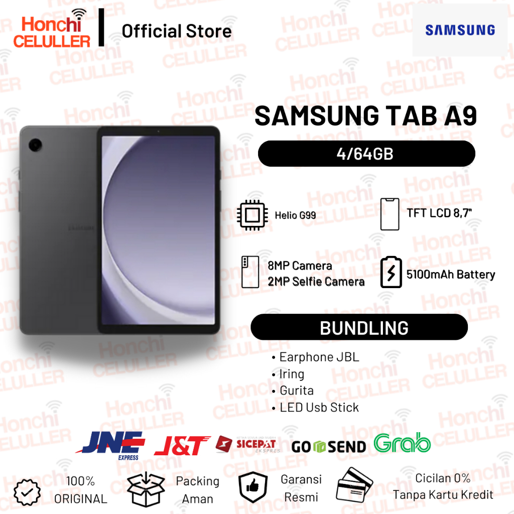 Samsung Galaxy Tab A9 4/64GB LTE 4G Garansi Resmi Samsung Indonesia SEIN Harga  2,399,000 Ringgit*Penghantaran Percuma