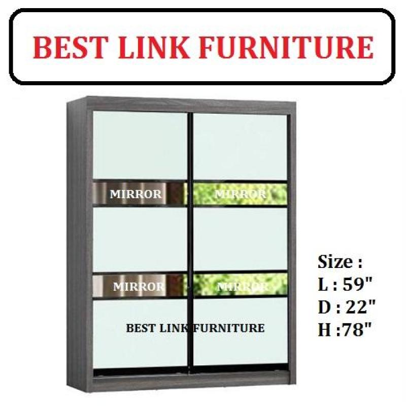 Best Link Furniture BLF 03D 5ft Sliding Door Wardrobe