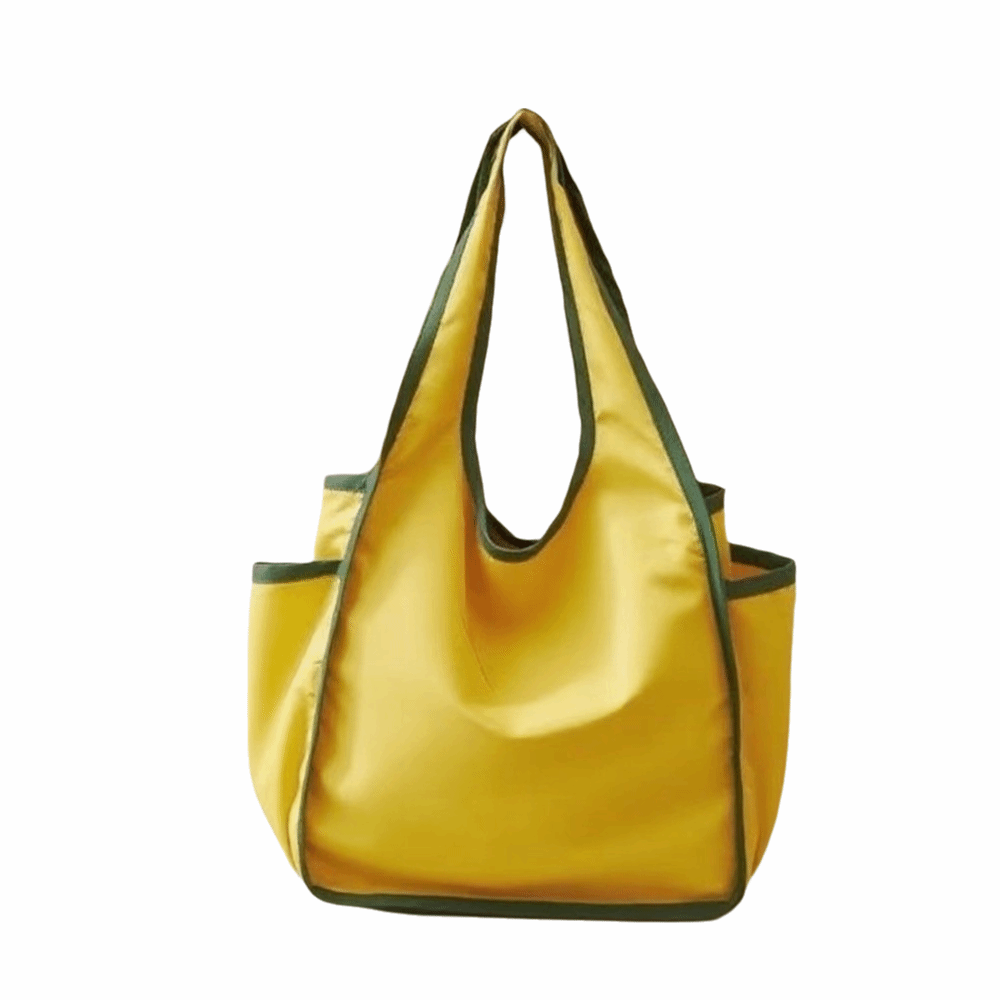 TEA7146 Công suất lớn Túi mua sắm Có thể gập lại Chống thấm nước Túi Tote Có thể tái sử dụng Polyester Túi thân thiện với môi trường Giải trí thông thường - 3