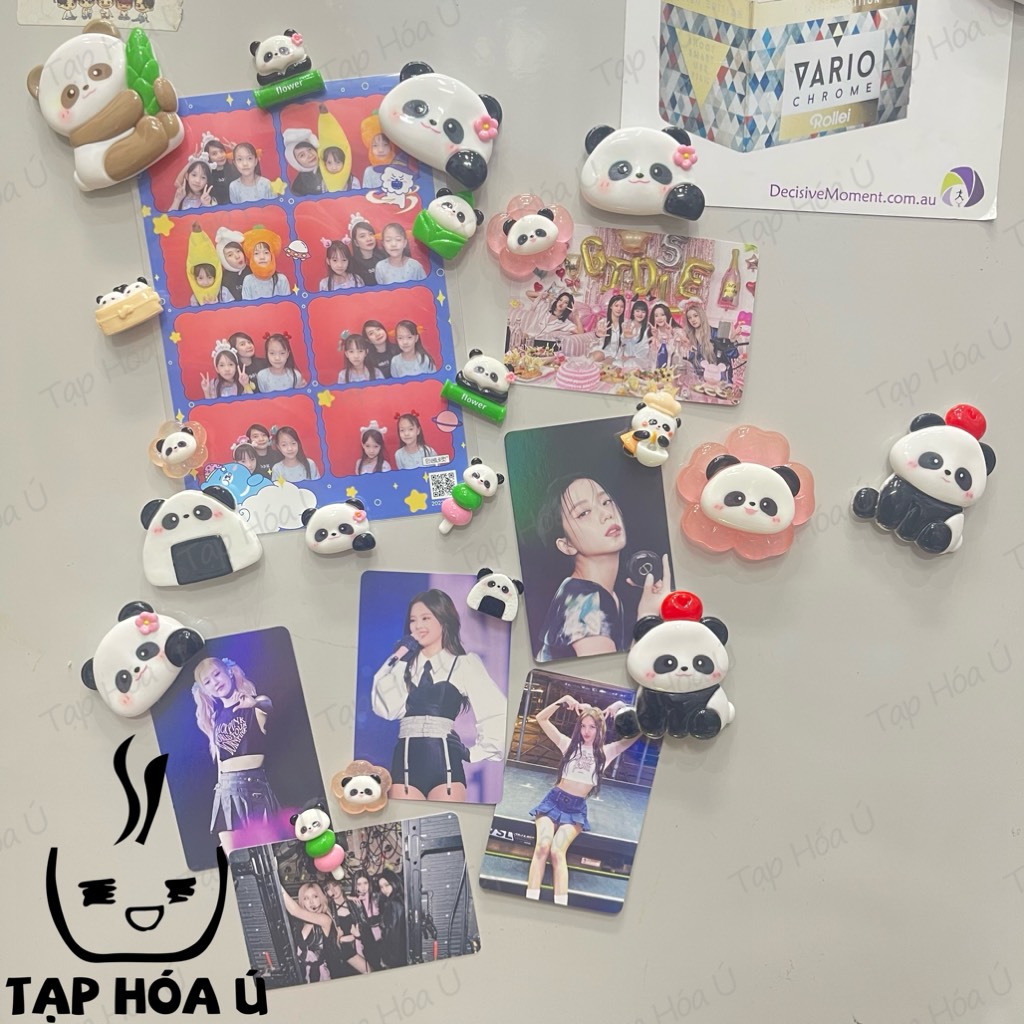 NAM CHÂM ĐỒ HÍT TỦ LẠNH GẤU TRÚC PANDA TRANG TRÍ NỘI THẤT, NHÀ BẾP, GÓC HỌC TẬP