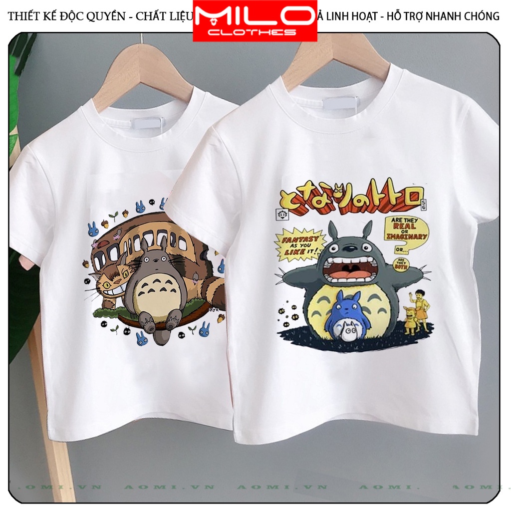 ÁO THUN TOTORO HOẠT HÌNH NHẬT BẢN UNISEX PHÔNG NAM NỮ GIA ĐÌNH CẶP ĐÔI CÓ SIZE TRẺ EM CHO BÉ TRAI GÁI JAPAN