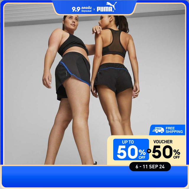 PUMA RUNNING - Run Favourite Velocity 3'' Running Shorts Women Black - 52317856 ราคา 880 บาท*ส่งฟรี
