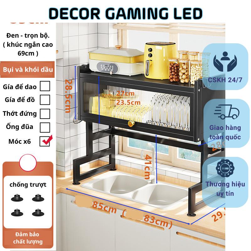 Kệ chén đa năng, giá để bát đũa tiện lợi loại 1 bồn rửa, Giá để bát đũa thông minh chất liệu sắt sơn tĩnh điện