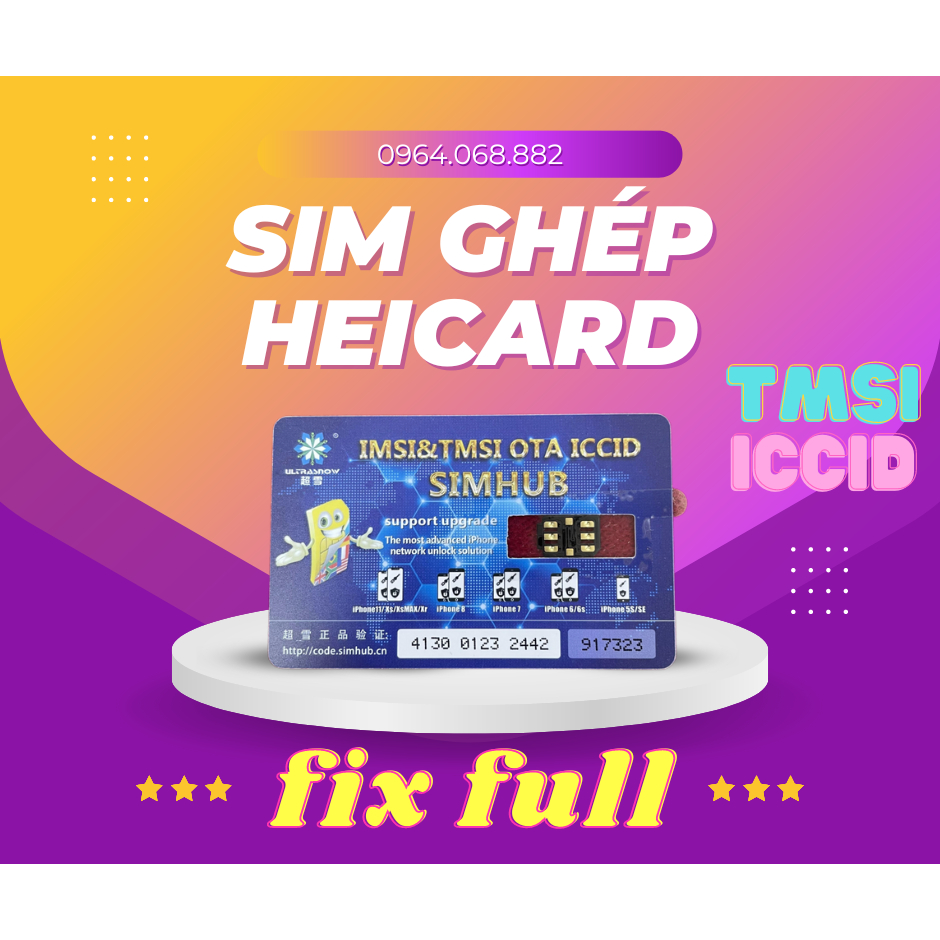 Sim ghép thần thánh Heicard bản mới nhất