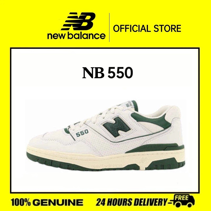 New Balance x Aim é Leon Dore NB 550 White Green-next day delivery