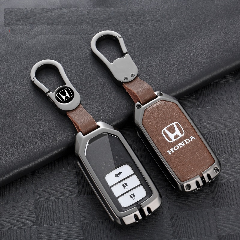 Ốp chìa khóa smartkey cao cấp honda crv, hrv,brv, civic, accord,city, brio, jazz bảo vệ chìa khoá
