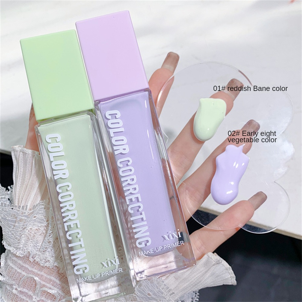 Merbox 💝【Hot Sale】 💝 Xixi Clear And Isolating Makeup Front Milk Oil Control Lasting Moisturizing Waterproof Sweatproof Plain Base Cream Muscle Moisturizing Lightweight and Non Stick Base Makeup