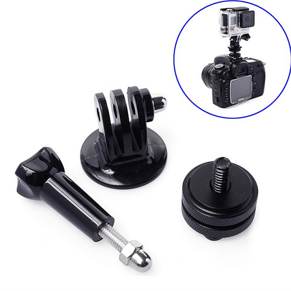 1/4 ''hot shoe adaptor + chân máy + đinh vít cho gopro anh hùng 2 3 3 + dslr máy ảnh