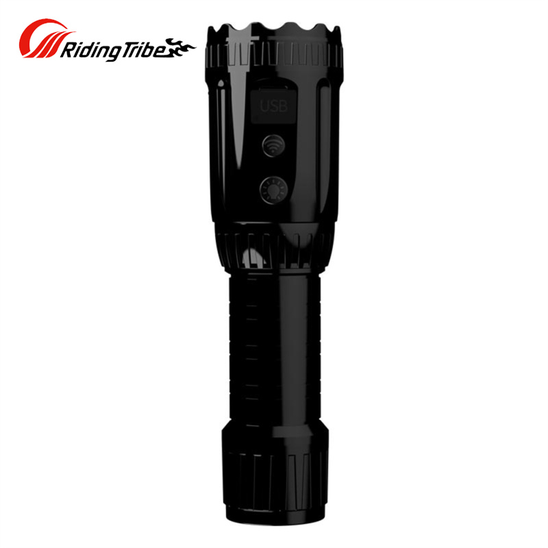 Riding Tribe HD Video DVR Flashlight Rechargeable Torch Wide Angle Video