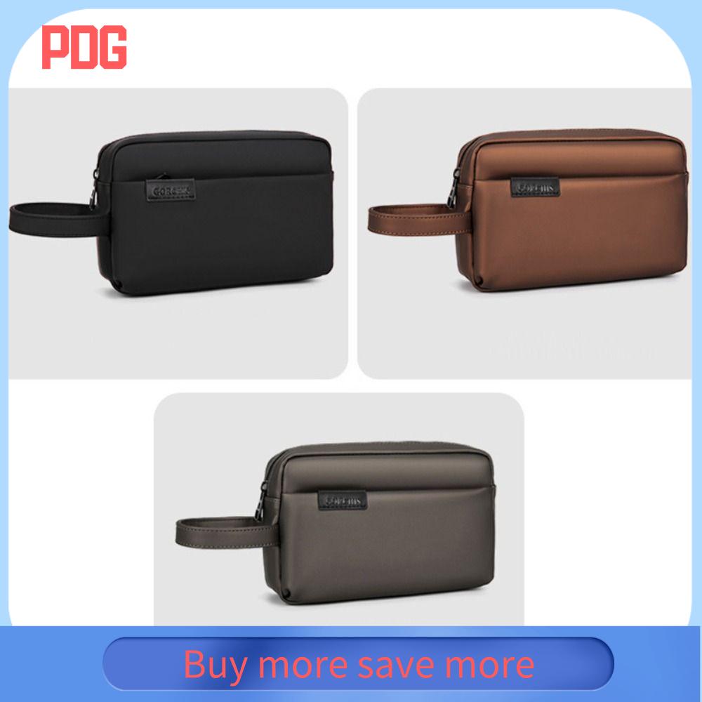 PDG có dây đeo Túi cầm tay bằng da Nhiều lớp Đóng cửa bằng khóa  Túi xách nam Phong cách retro Dung lượng lớn Túi đựng đồ nam Du lịch