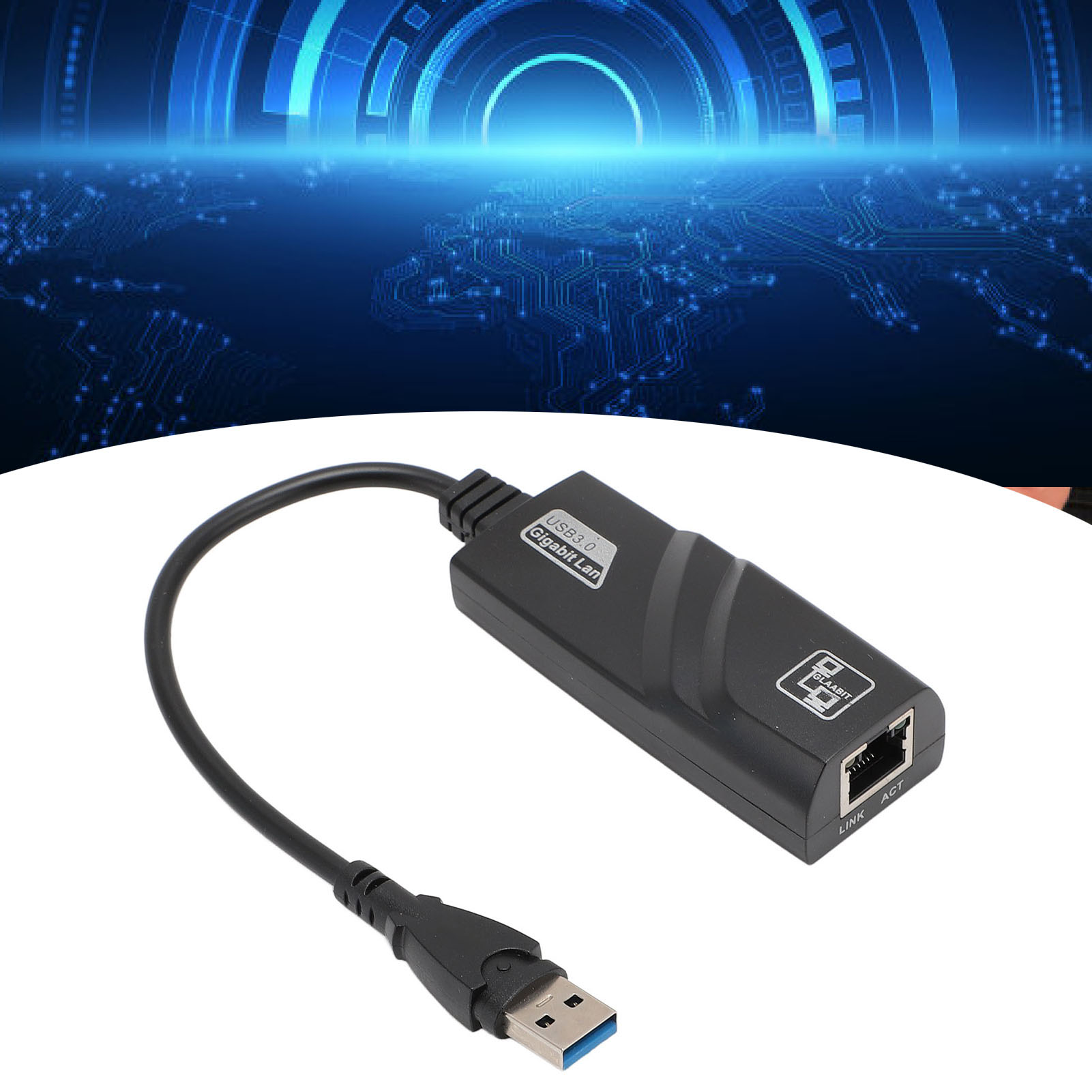 Garosa 10 100 1000Mbps Gigabit Ethernet Mạng Tốc Độ Nhanh Hơn Nhỏ Gọn Thiết Kế Nhẹ Cắm Và Chạy Vỏ ABS Cho XP Vista 7 8 10 11 OS X Giá 237,000 Đồng*Miễn phí vận chuyển
