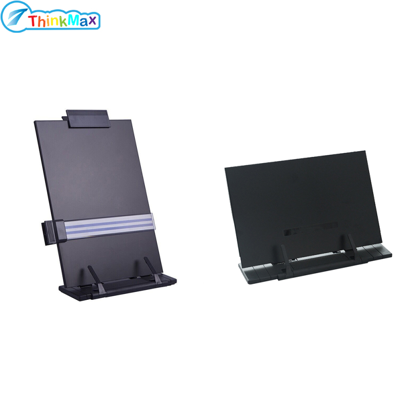 Book Stand, Adjustable Book Holder Tray And Page Paper Clips, Cookbook Reading Desk, Portable Stable Hard-Wearing Bookstand For Textbooks Books ราคา 236 บาท*ส่งฟรี