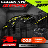 2977 Sticker Striping Motor YAMAHA VIXION NVA List Variasi Garis Minimalis KEKINIAN
