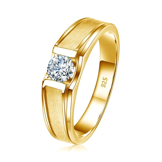 Christmas Gift Silver 925 Real Moissanite Rings Enternity Diamond Band for Man White Gold Plated Pass Testdesigner Jewelry 1Ct Enternity Ring ราคา 8,054 บาท*ส่งฟรี