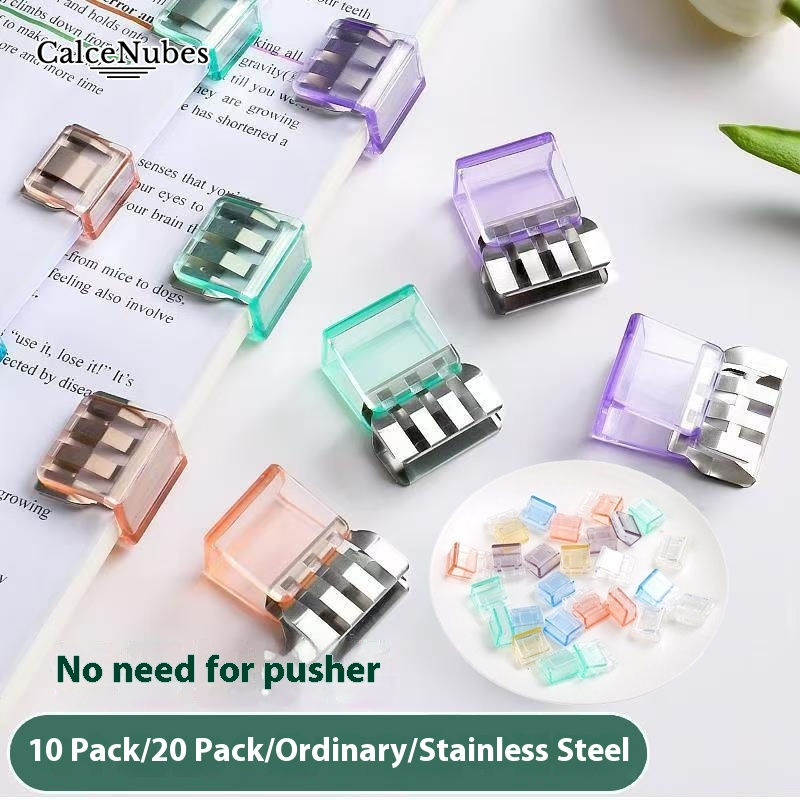 Clip trượt đầy màu sắc trong suốt cho các tập tin văn phòng và tổ chức tài liệu sinh viên