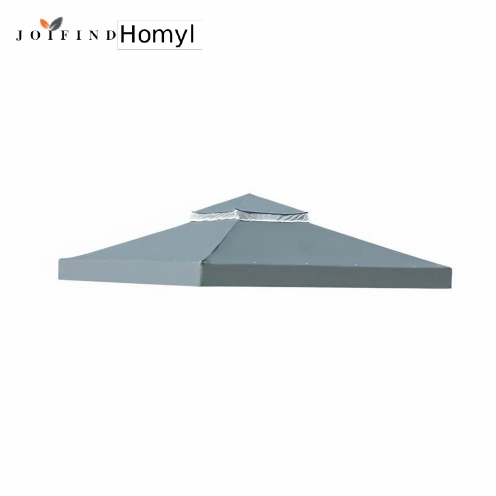 Homyl Thickened Material Double-Tier Gazebo Canopy Waterproof Double-ventedVented Canopy Replacement Wind Resistant Pavilion Top Easy to Install for Homeowners, Event Planners, Families, Backyard, Campsite, Barbecues, Poolside ราคา 1,859 บาท*ส่งฟรี
